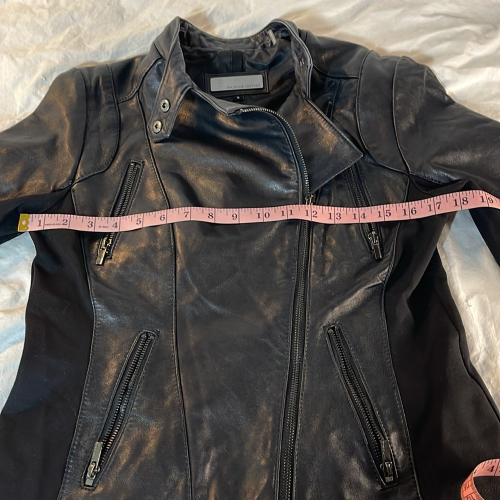 Wilson Leather Motorcycle Style Jacket Size Small - Picture 5 of 11